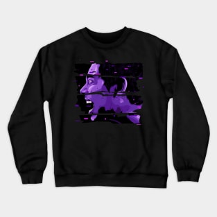 a Man Screaming Crewneck Sweatshirt